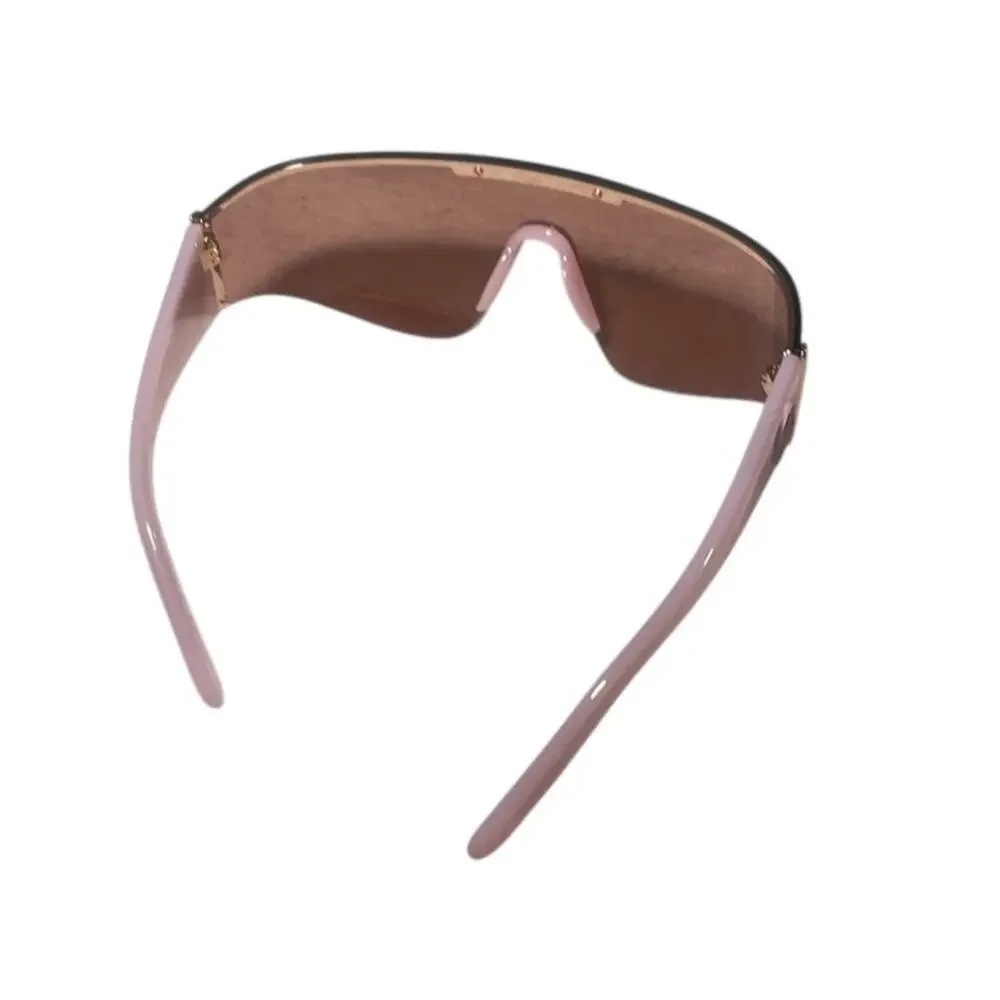 Authentic Moncler Ombrate ML0247 72E Pink and Gold Frames Smoky Lens Sunglasses